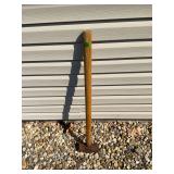 Long Handled Sledgehammer with Wooden Handle and Metal Head
