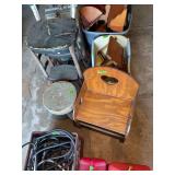 Assorted Wooden and Metal Seating Lot Including Child