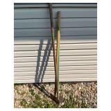 Two Long-Handled Garden Shovels