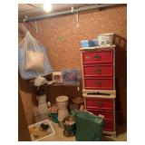 Closet Contents Lot Including Furniture and Decor