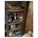 Shelf Contents 432 Including Dollhouse and Spice Rack