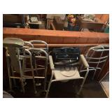 Assorted Mobility Aids and Commode Chair