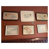 Framed Collection of Infant and Baby Art Prints