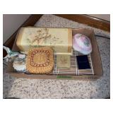 Assorted Decorative Boxes and Figurines Lot