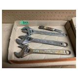 Assorted Hand Tools Including Crescent, Fuller, and Diamond Calk Horseshoe Co. Wrenches with Pocket Knife
