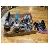 Collection of Assorted Irons Including Liquid Fuel and Electric Models