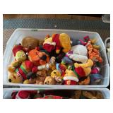 Assorted Winnie the Pooh and Friends Holiday Stuffed Animals Lot