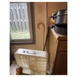 Box Fan and Walking Mobility Aids Lot