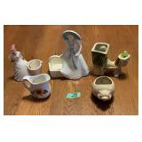 Assorted Ceramic Figural Planters and Pitcher Collection