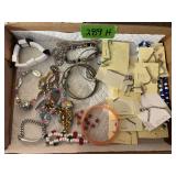 Assorted Children and Adult Costume Jewelry Lot Including Bracelets and Necklaces