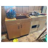 Wooden Play Kitchen Set with Toy Accessories