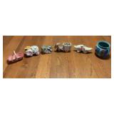 Collection of Six Assorted Ceramic Planters and Vases