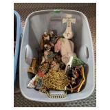 Assorted Nativity Scene Figurines and Holiday Decor Lot