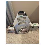 Lot of Household Items including Windmere Fan, Space Heater, and Laundry Basket