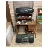 Lot of Two Portable Audio Systems including Sony and Fisher