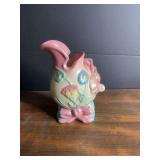 Hull Art USA Wildflower Ewer Pitcher Ceramic Pink Blue Yellow