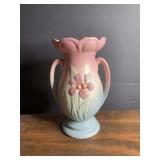 Hull Pottery USA 407-8.5 Double Handled Floral Vase