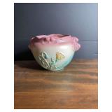 Hull Art Pottery Wildflower Pink and Blue Planter Vase B-18-5