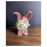 Hull Art Pottery Wildflower Pink and Blue Ewer Vase B1 5 1/2