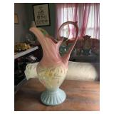 Hull Art Pottery Magnolia Ewer Vase USA W-9-13 1/2