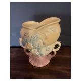 Hull Art Pottery Wildflower Double Handle Planter Vase W-5-6.5