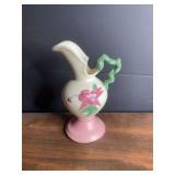 Hull Pottery Wildflower Art Pottery Pitcher W6-6 1/2 USA