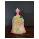 Ceramic Floral Wall Pocket Bell Shaped Planter