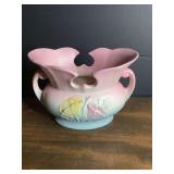 Hull Pottery Wildflower Dual Handle Planter Bowl 602-6.5