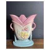Hull Art USA Magnolia Double Handled Ceramic Vase