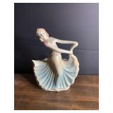 Ceramic Dancing Woman Figural Planter Planter 955 USA