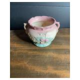 Hull Pottery Pink and Blue Glossy Art Pottery Planter