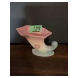 Hull Pottery USA 522 Pink and Blue Cornucopia Vase