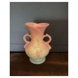 Hull Pottery Roseville Style Double Handled Ceramic Vase