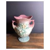 Hull Art USA Wildflower Double Handled Pottery Vase H-4-6 1/2