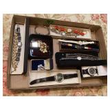 Assorted Wristwatches and Fashion Jewelry Lot