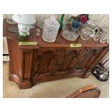 Drexel Wood Credenza with Cabinet Doors and Drawers