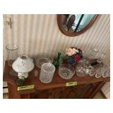 Assorted Glassware and Decor Lot
