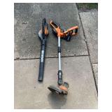 Worx Cordless Leaf Blower and String Trimmer Combo Set