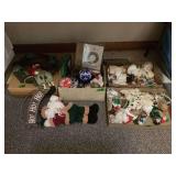 Assorted Christmas Decor and Ornament Lot