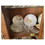 Assorted Glassware and Decorative Porcelain Plates