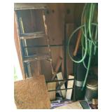 Storage Lot Contents including Furniture, Tools, Fishing Gear, and Building Materials