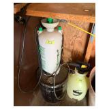 Lot of Two Pump Sprayers Including Roundup Brand