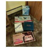 Assorted Board Games and Humidifier Lot Including Monopoly Sequence Trivial Pursuit Backgammon