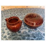 Robinson Ransbottom Oven-Proof Stoneware Casserole Dish and Bean Pot Set