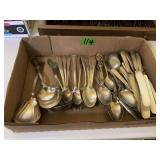 Mixed Assortment of Silverware and Flatware Pieces