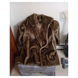 Alpine Studio Faux Fur Winter Coat Brown Size L