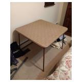 Wooden Quilt Rack & Card Table