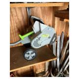 Electric Lawn Dethatcher and Scarifier with Wheels