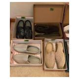 Lot of Four Pairs of Assorted Easy Spirit Slip-On Shoes and Mules Size Assorted