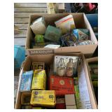 Assorted Light Bulbs and Floodlights Lot in Two Boxes